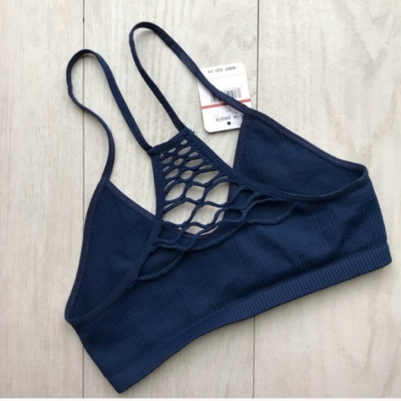 2/$25❤️FREE PEOPLE Coachella Lattice Racerback Bra - Picture 3 of 7